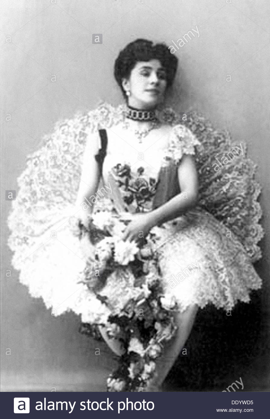 Mathilde Kschessinska, Russian prima ballerina, 1900. Artist: Anon Stock  Photo - Alamy