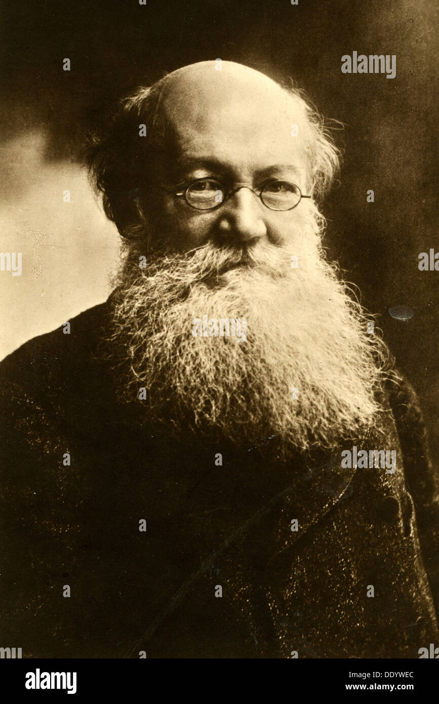 Pyotr Alexeyevich Kropotkin, Russian anarchist, c1900. Artist: Nadar Stock Photo