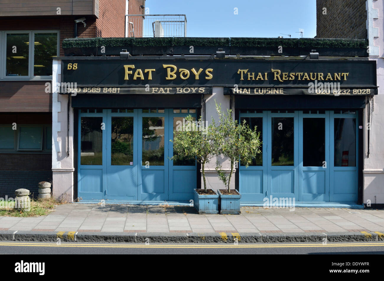 Fat boys Thai restaurant in Brentford, London, UK Stock Photo