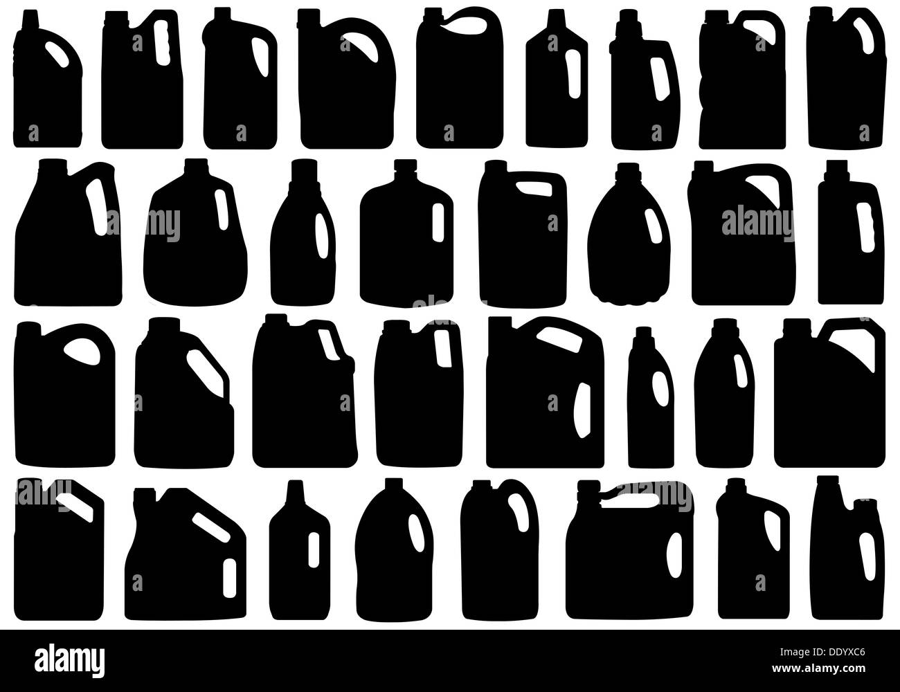 Set Of Different Canisters Stock Photo Alamy