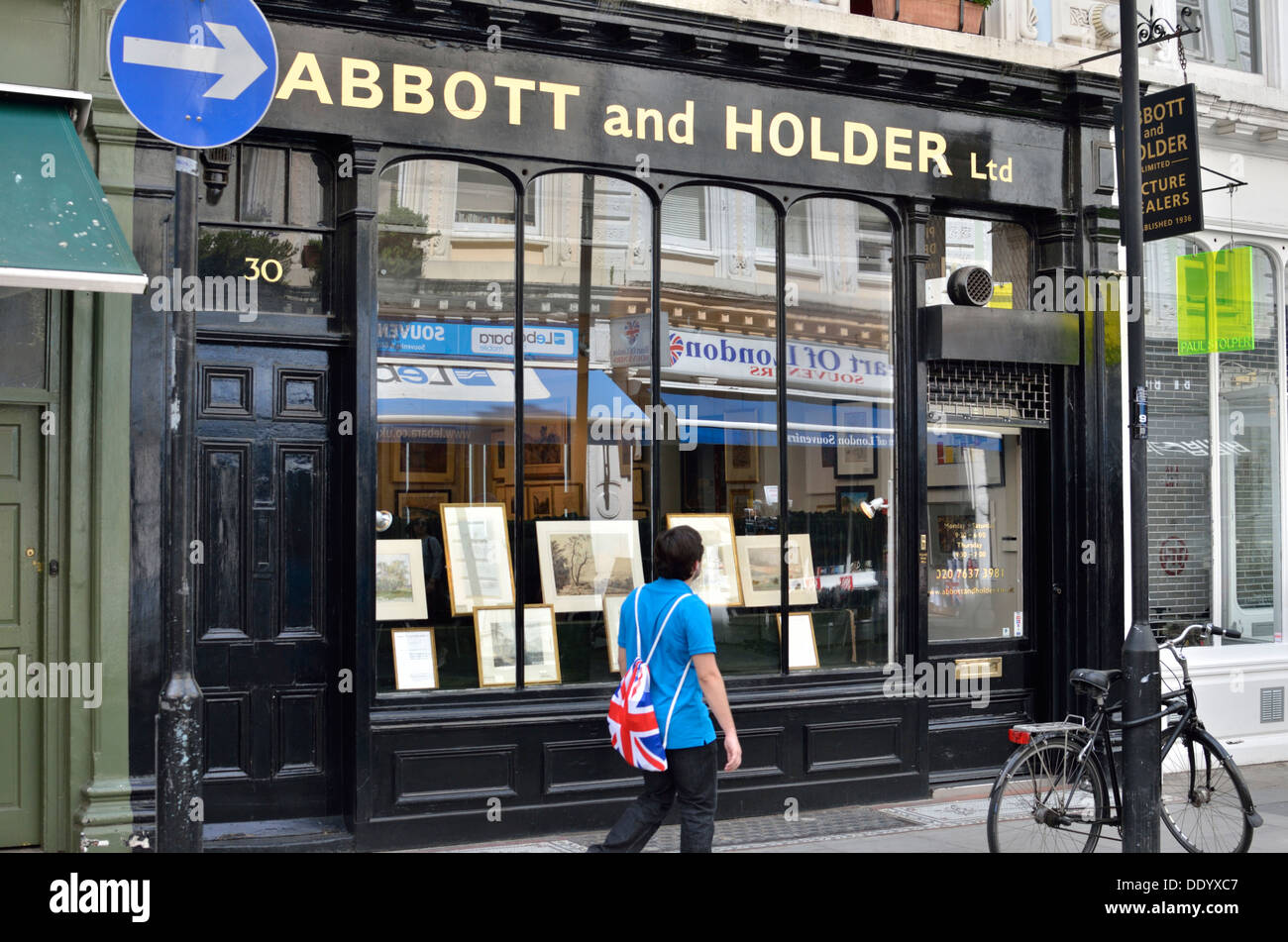 Abbott and Holder Limited picture dealers in Museum Street, Bloomsbury