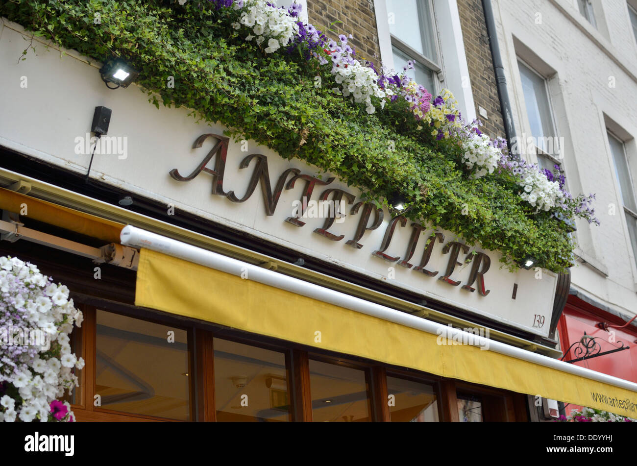 Antepliler restaurant in Upper Street, Islington, London, UK. Stock Photo