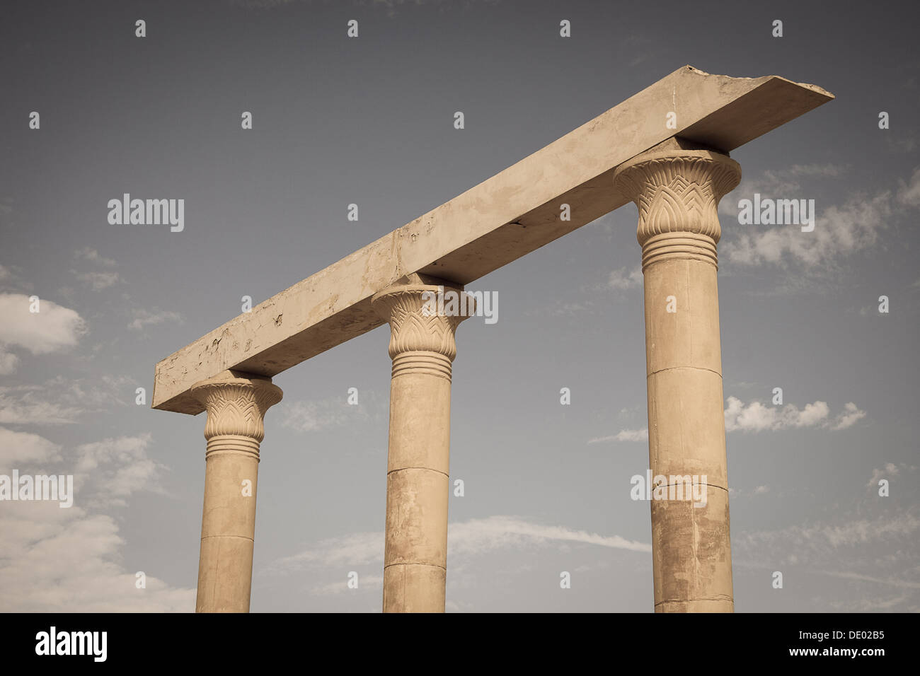 Ancient Ruins at the desert, Egypt Stock Photo - Alamy