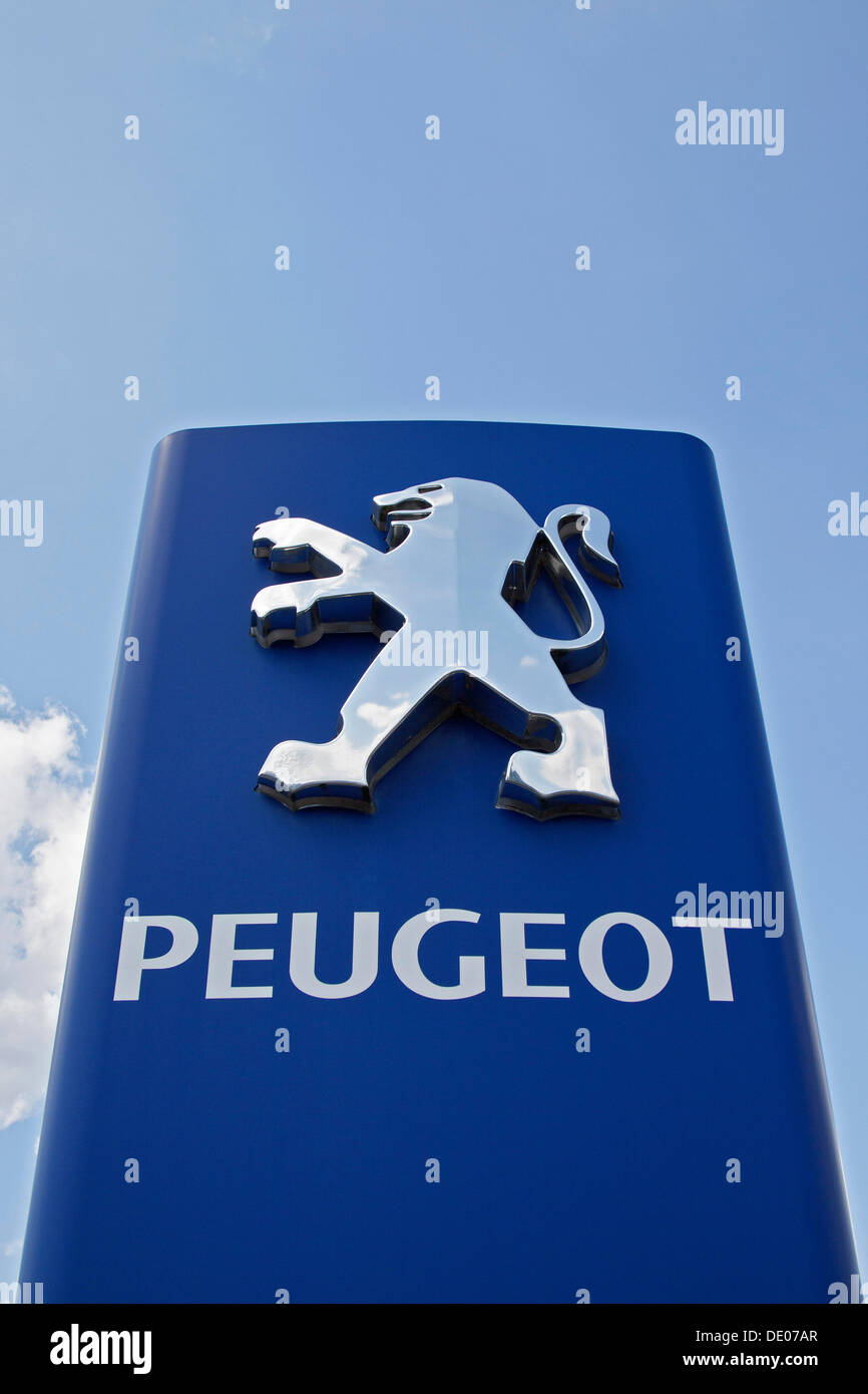 Peugeot logo hi-res stock photography and images - Page 2 - Alamy
