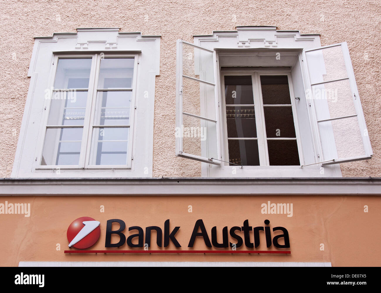 Bank Austria, Salzburg branch office, Salzburg, Austria, Europe Stock Photo