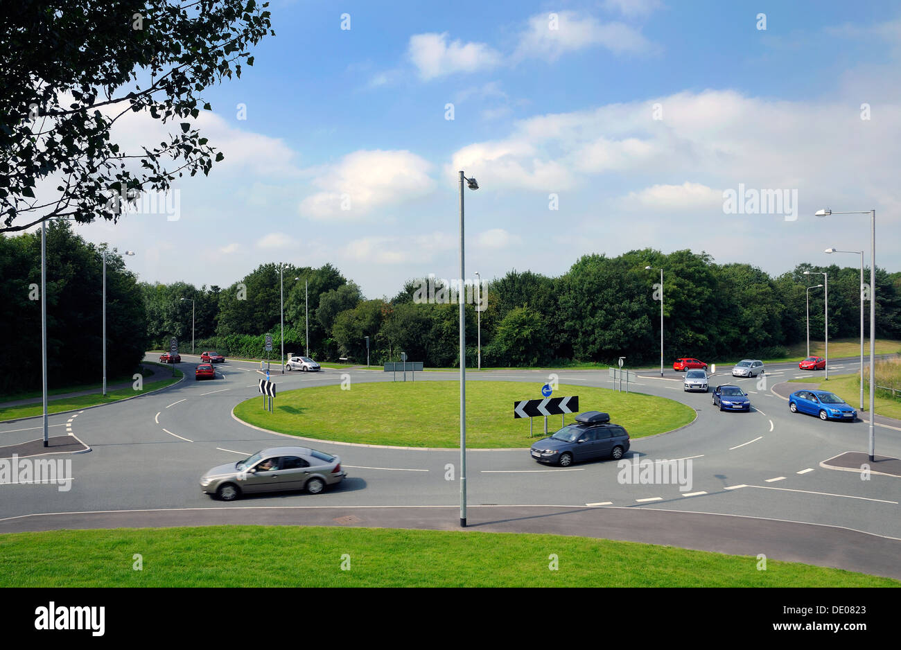 roundabout Stock Photo