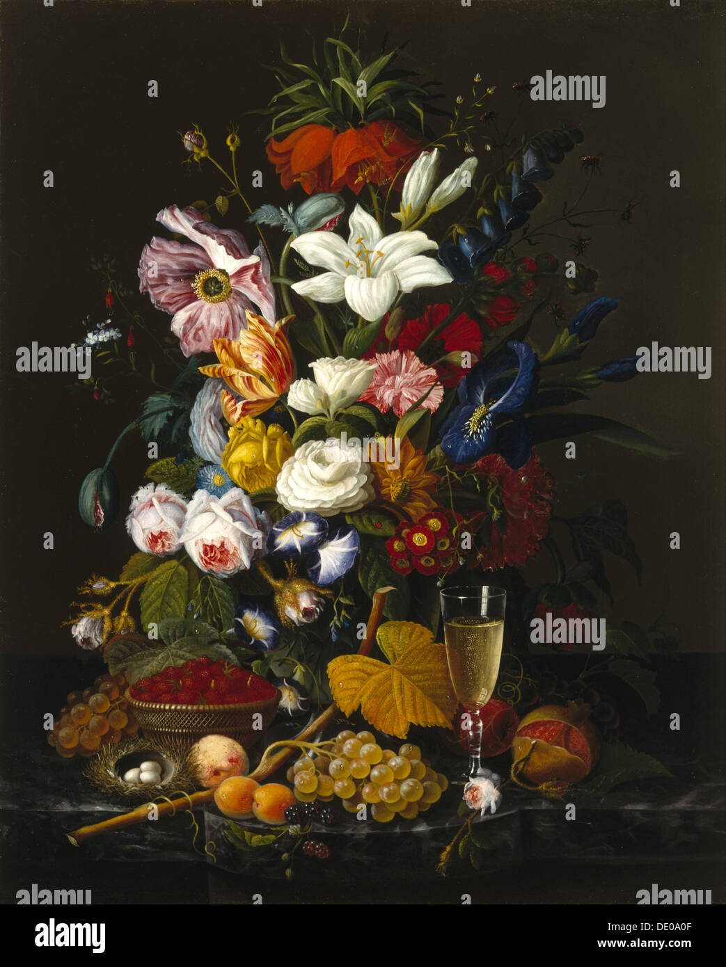 Victorian Bouquet, c. 1850. Artist Roesen, Severin (1816after 1872