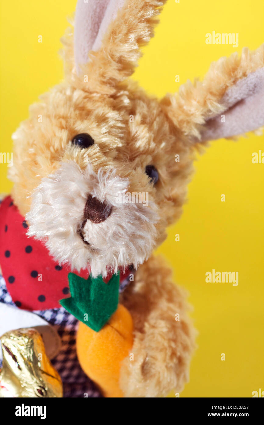 Easter Bunny as a soft toy Stock Photo Alamy