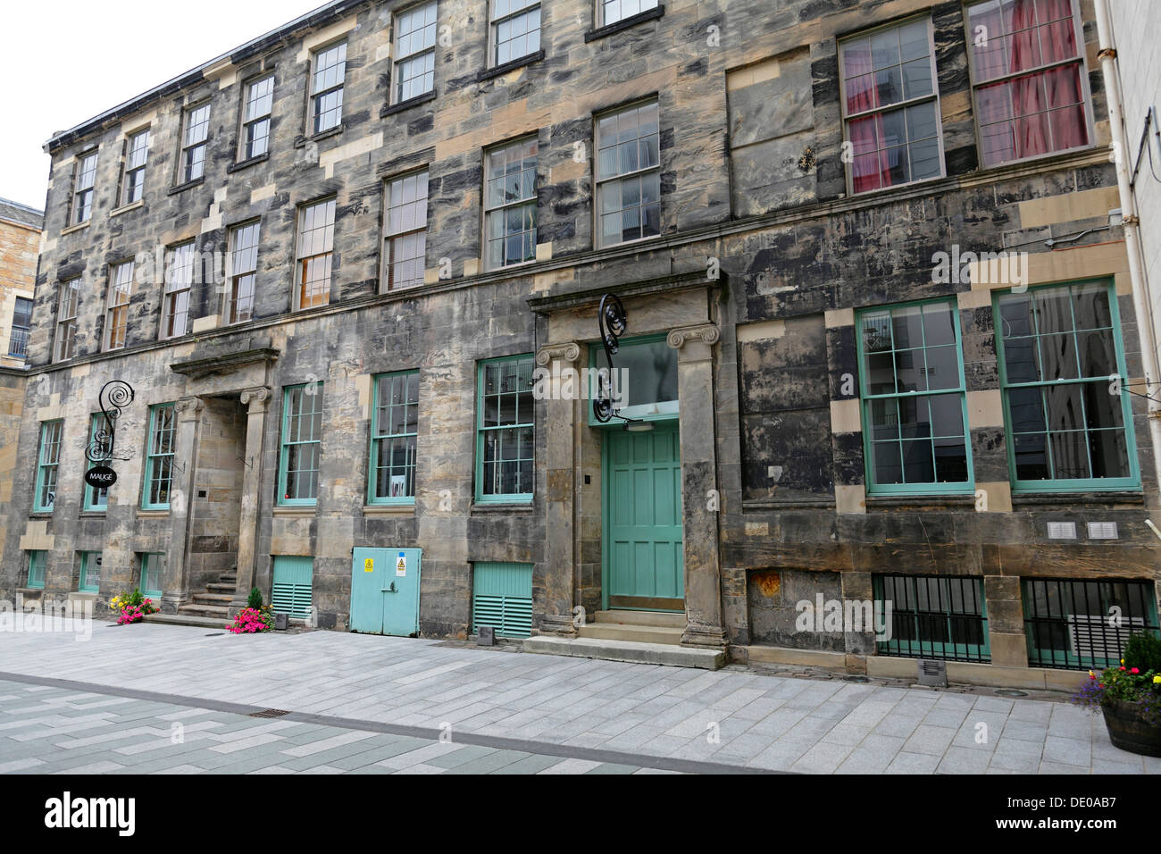 Virginia Court in the Merchant City, Glasgow, Scotland, UK Stock Photo