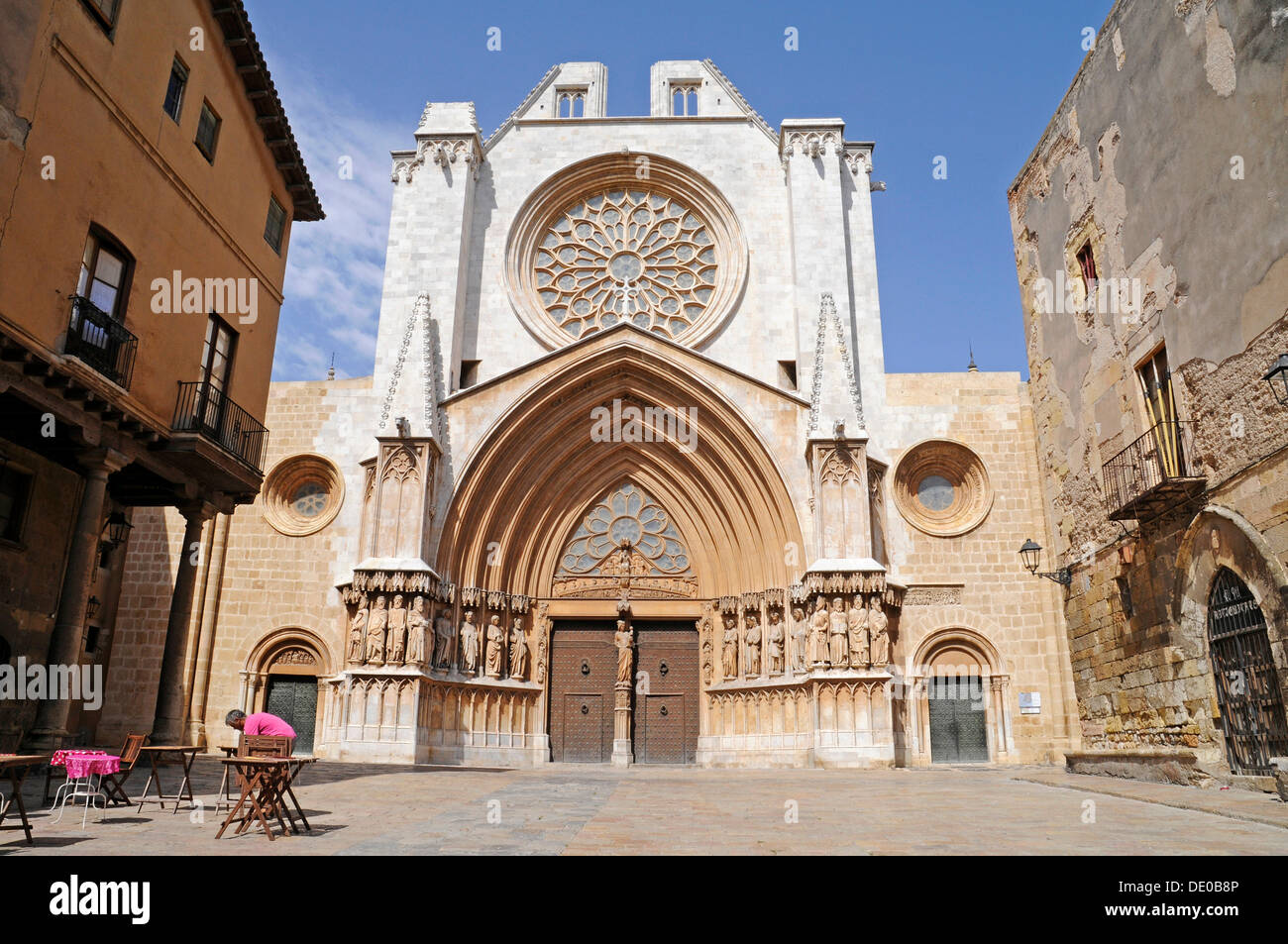 Cathedral of Tarragona, Tarragona, Catalonia, Spain, Europe, PublicGround Stock Photo