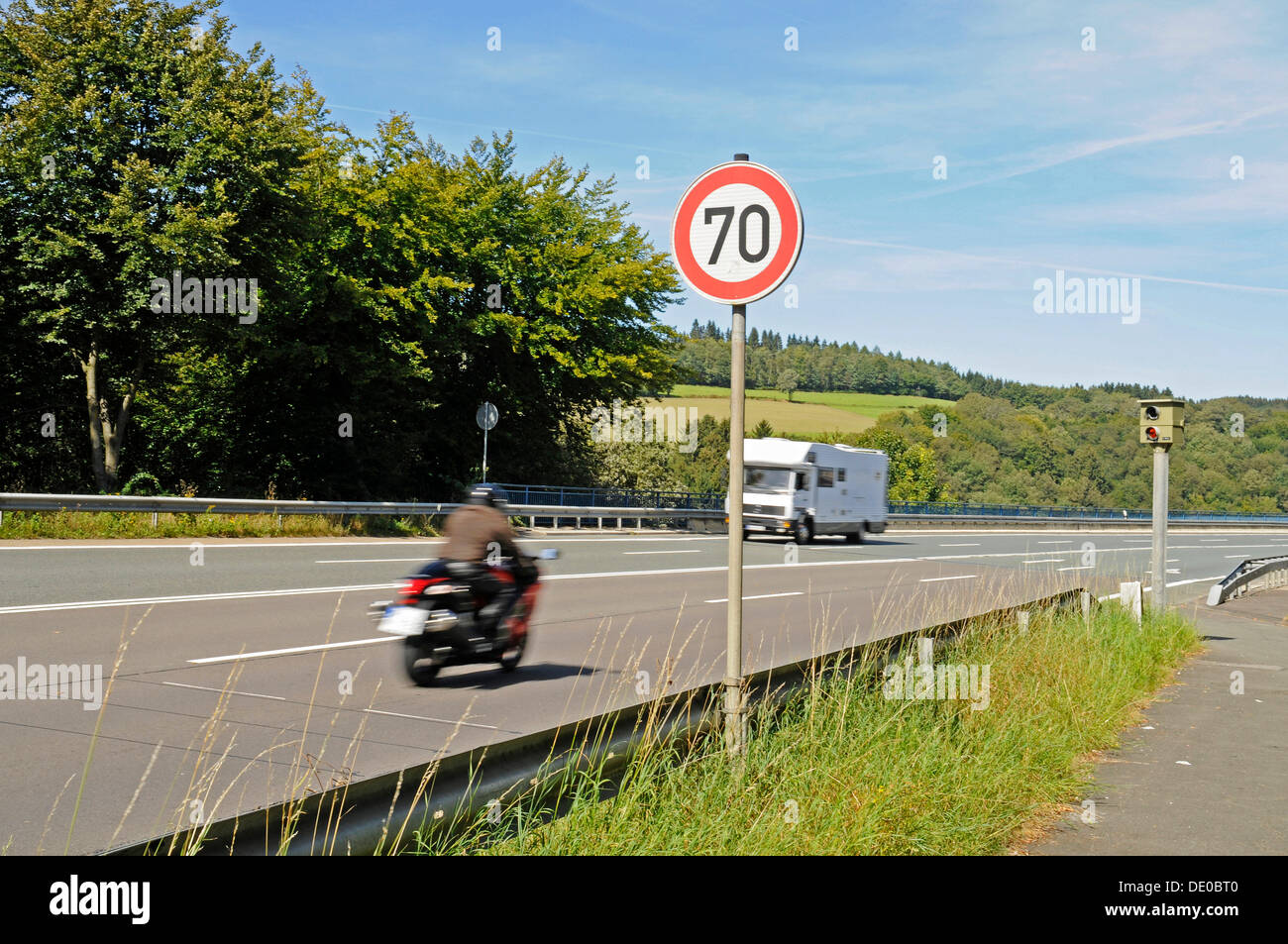 Motorcycle traffic sign High Resolution Stock Photography and Images