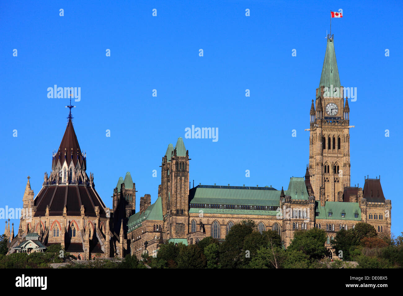 Canada, Ontario, Ottawa, Parliament, Stock Photo