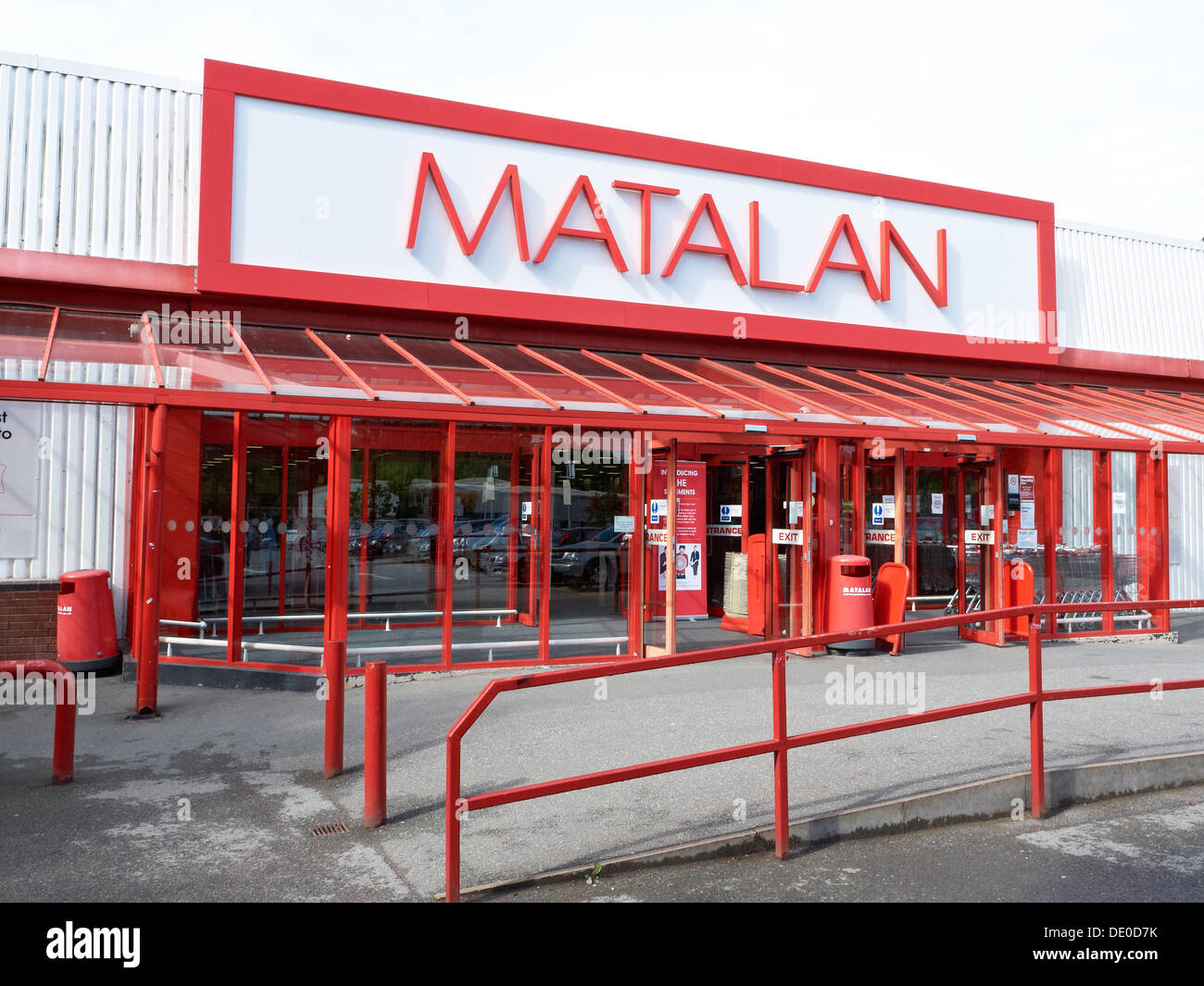Entrance to Matalan store in Northwich Cheshire UK Stock Photo