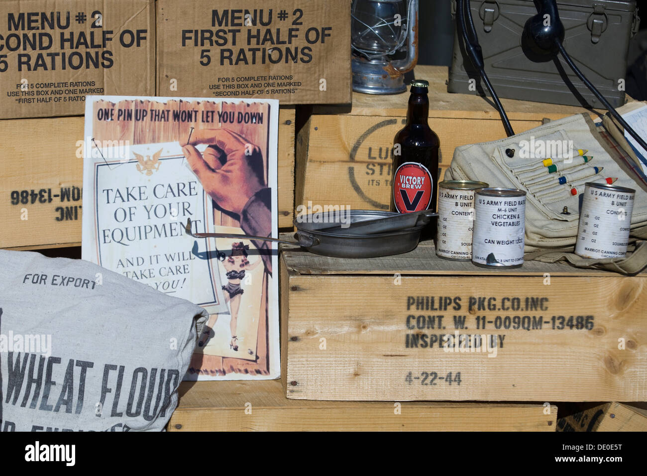 U S Field Rations during World War II Stock Photo 60247428 Alamy