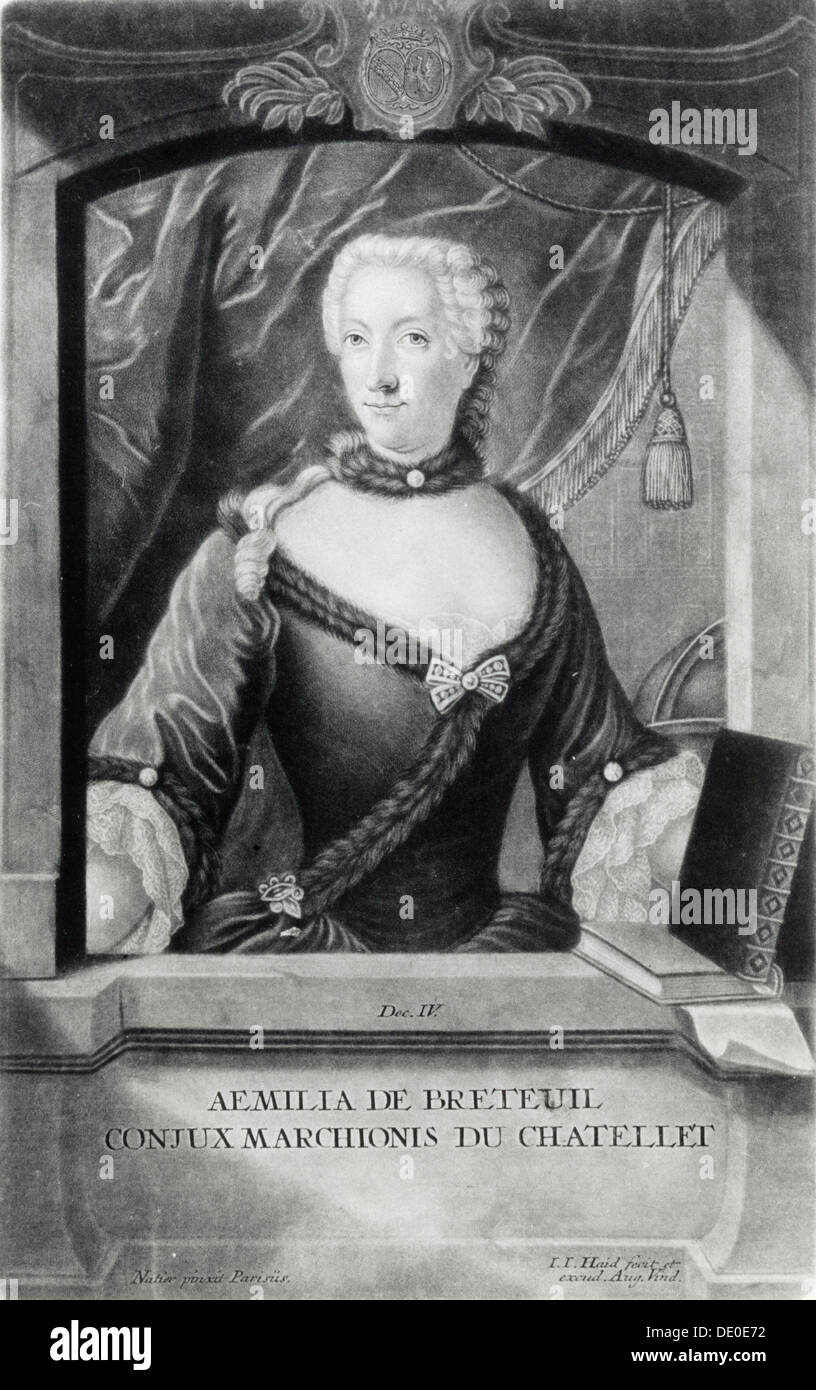 Émilie du Châtelet, 18th century French mathematician, physicist, and ...