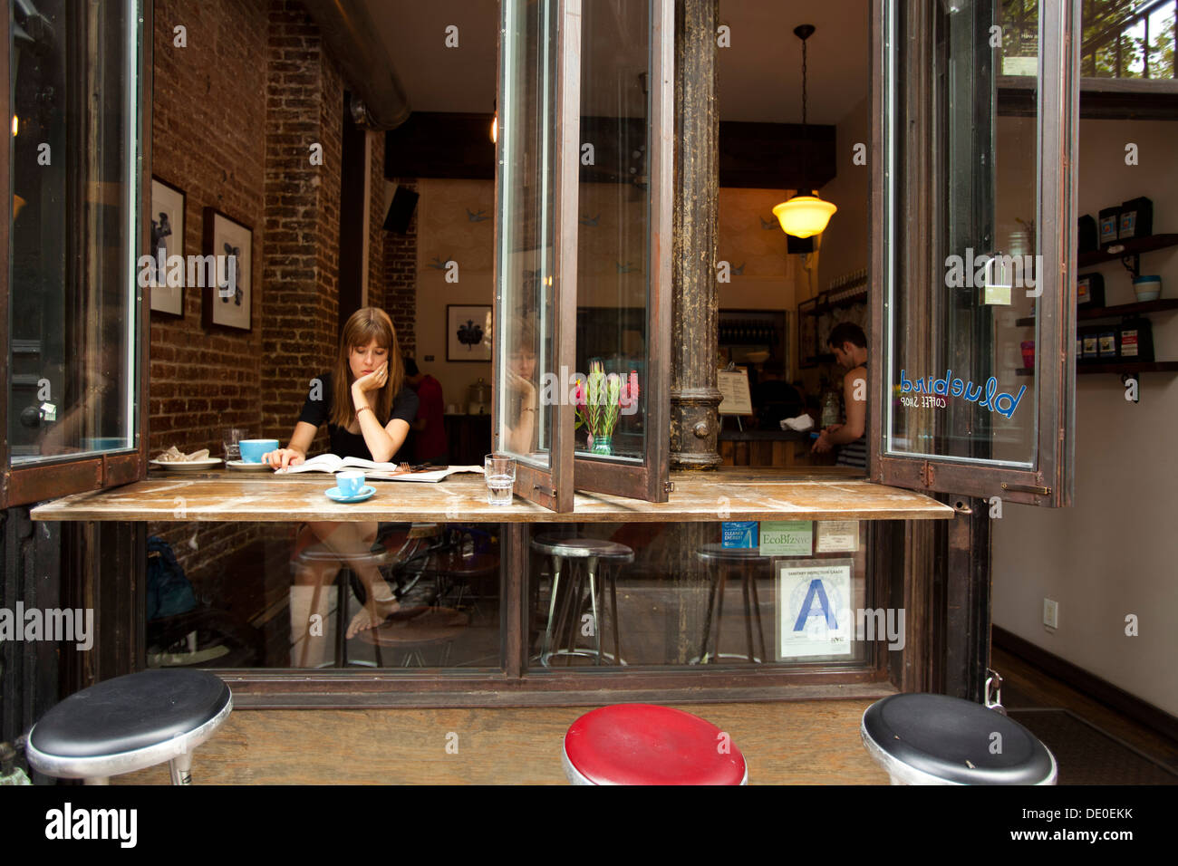 Coffee Shop, Houston Street, Manhattan, New York, United States of