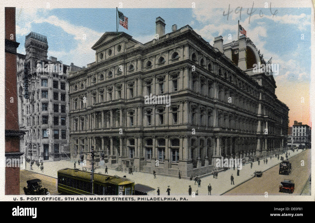 US Post Office, 9th and Market Streets, Philadelphia, Pennsylvania, USA