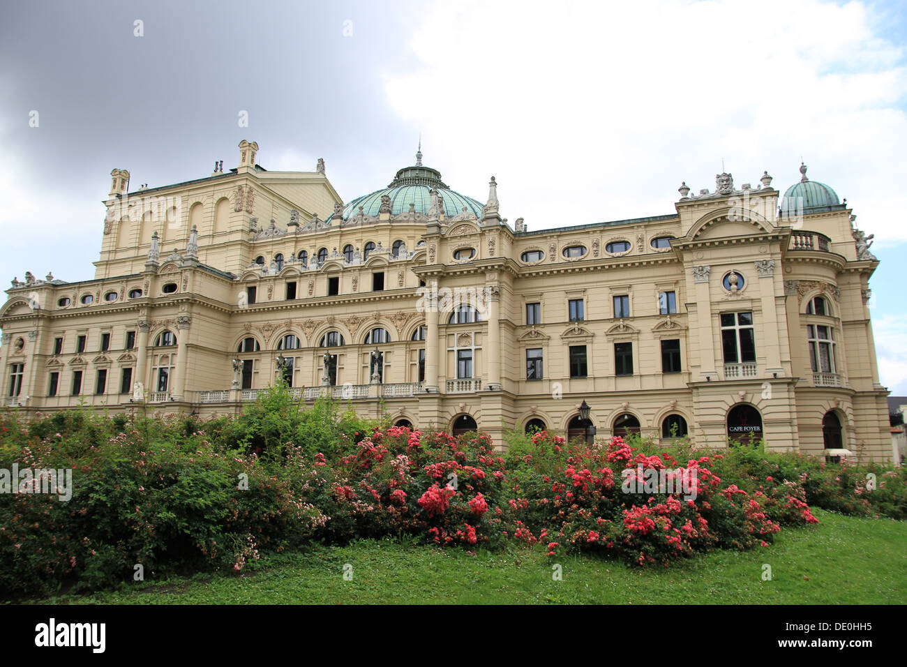 Juliusz Słowacki Theatre in Kraków, Poland. Stock Photo