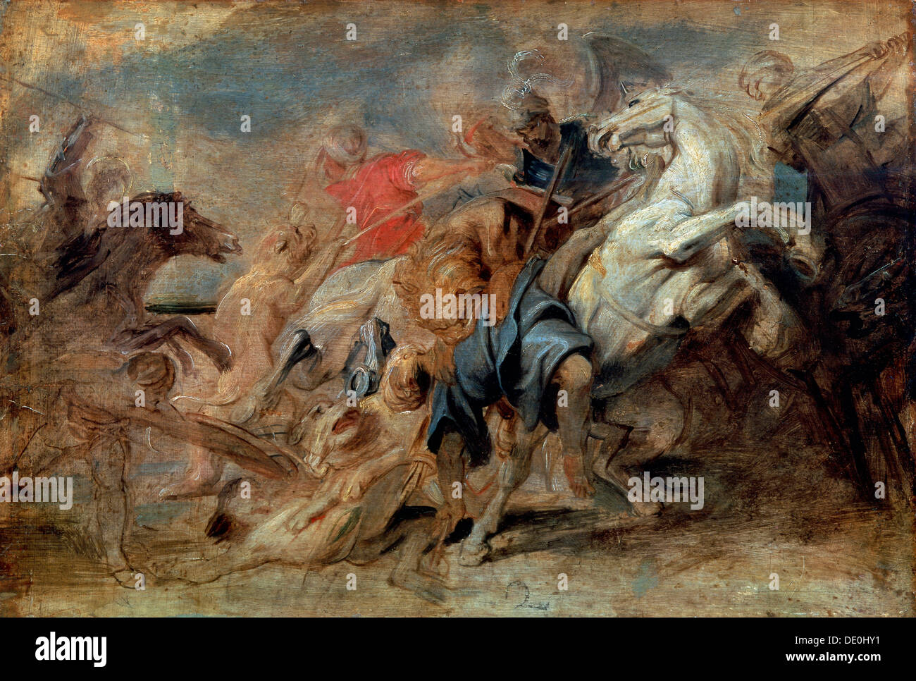 'The Lion Hunt', c1621. Artist Peter Paul Rubens Stock Photo Alamy