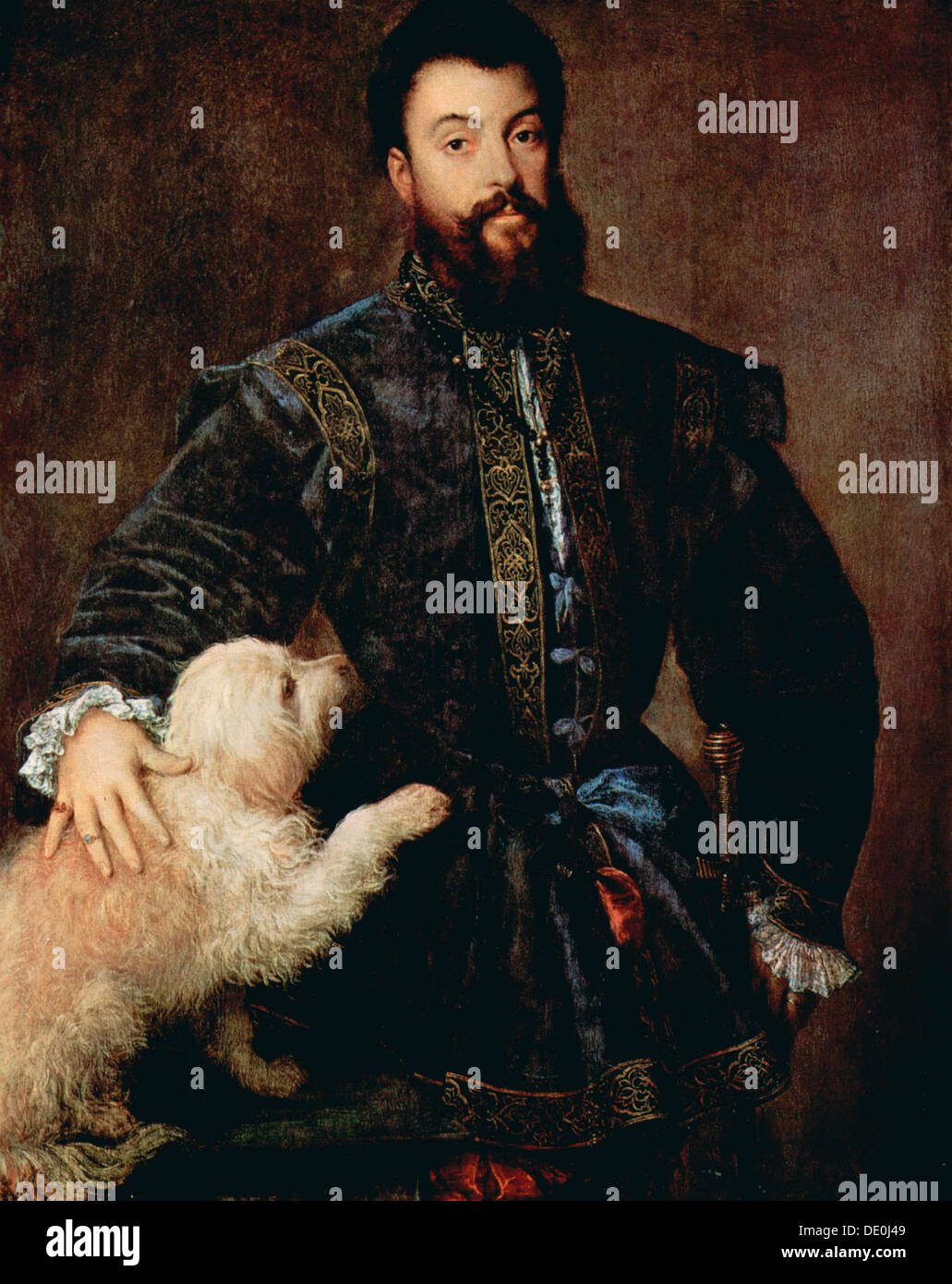'Portrait of Federico II Gonzaga, Duke of Mantua', (1500-1540), c1525.  Artist: Titian Stock Photo