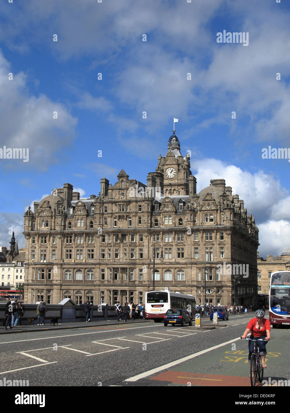 Balmoral Hotel, North Bridge, Edinburgh, Scotland, UK Stock Photo