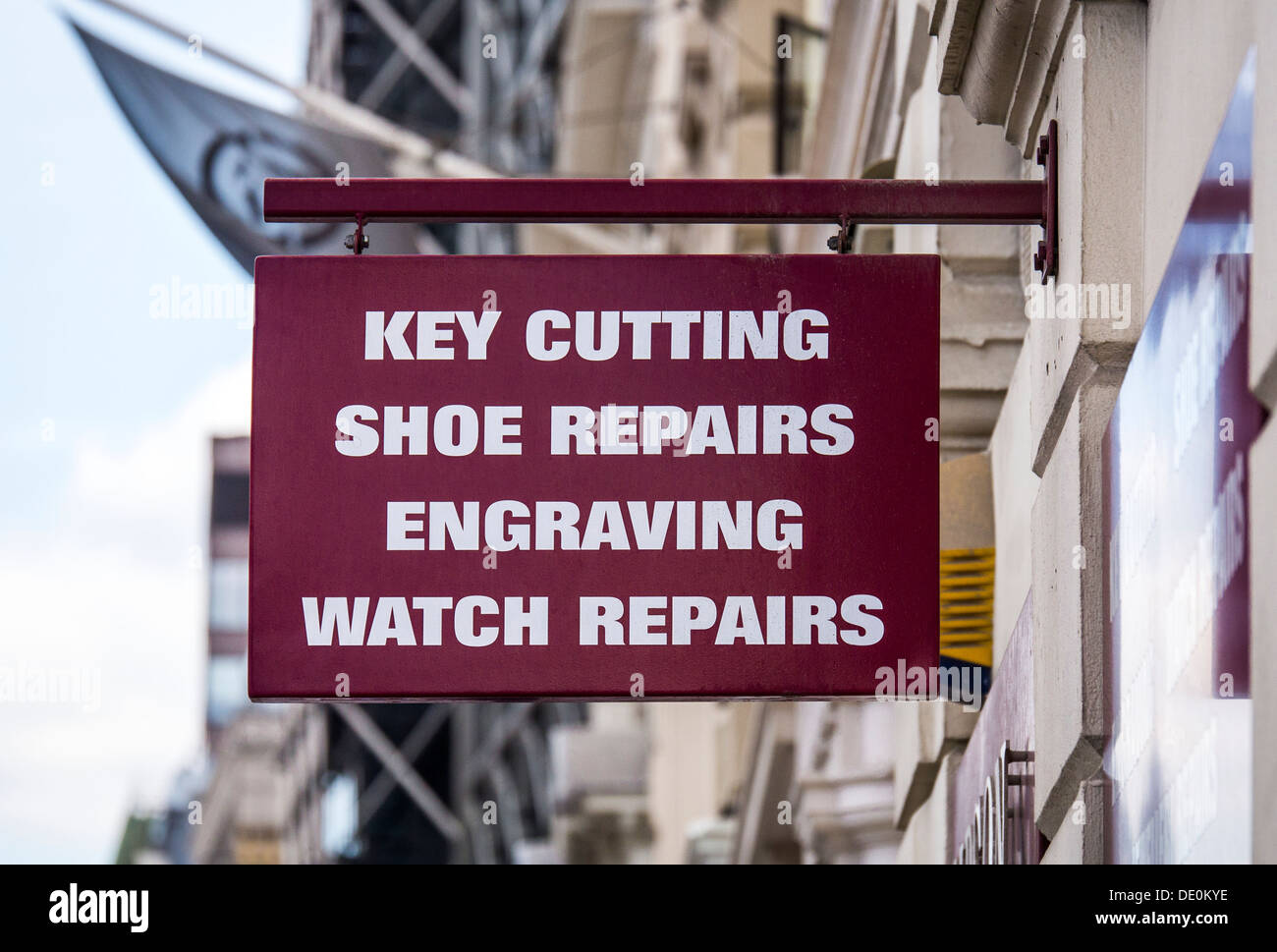 Timpson shoe repair hi-res stock photography and images - Alamy
