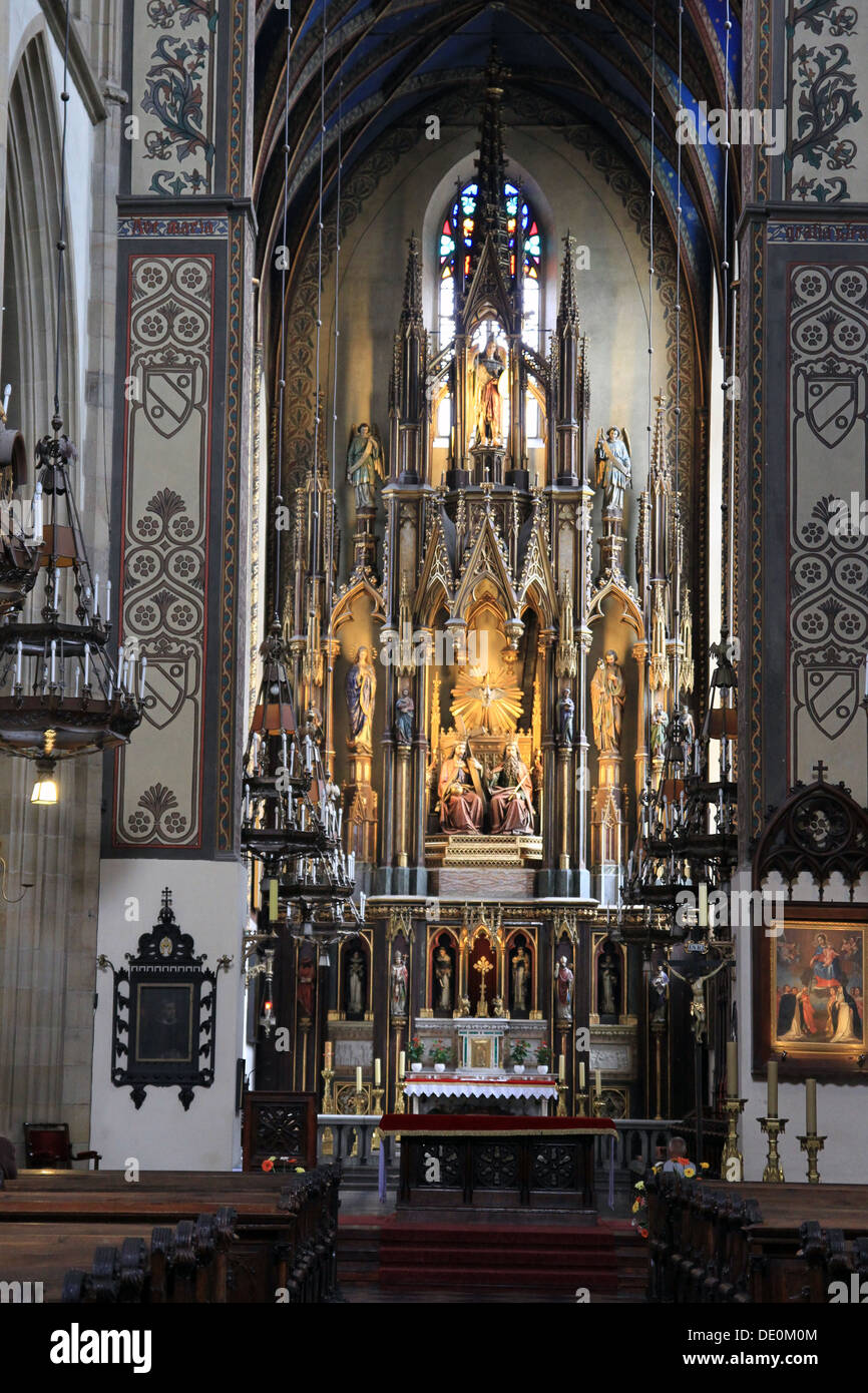 Inside of the Holy Trinity Basilica Church in Krakow [Bazylika Św