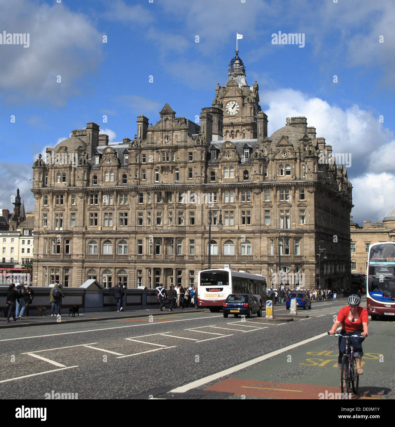 Balmoral Hotel, North Bridge, Edinburgh, Scotland, UK Stock Photo Alamy