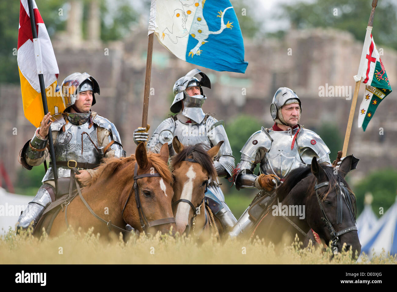 The 'Berkeley Skirmish' medieval reenactments at Berkeley Castle near ...