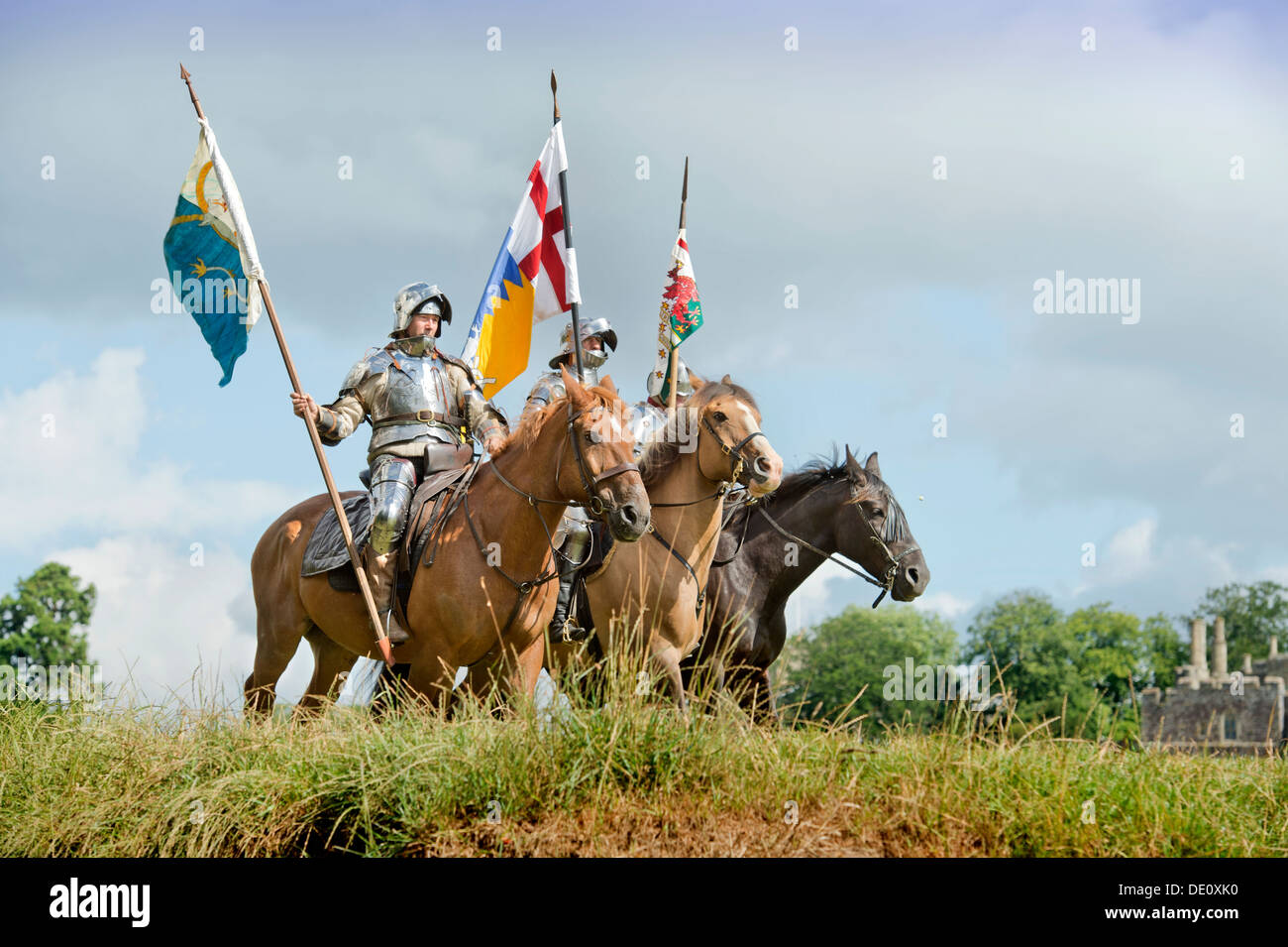 The 'Berkeley Skirmish' medieval reenactments at Berkeley Castle near ...