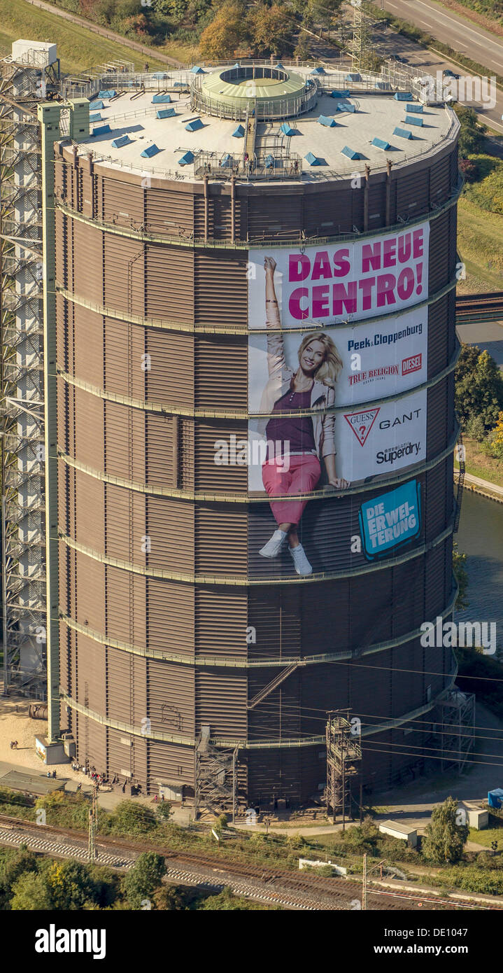 Gasometer oberhausen aerial hi-res stock photography and images - Alamy