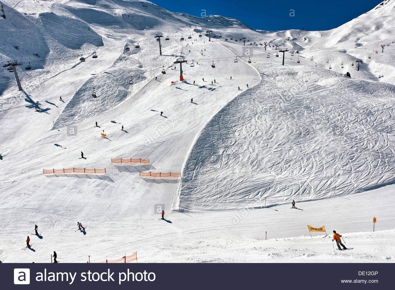 Serfaus Fiss Ladis ski area, Tyrol, Austria, Europe Stock Photo ...