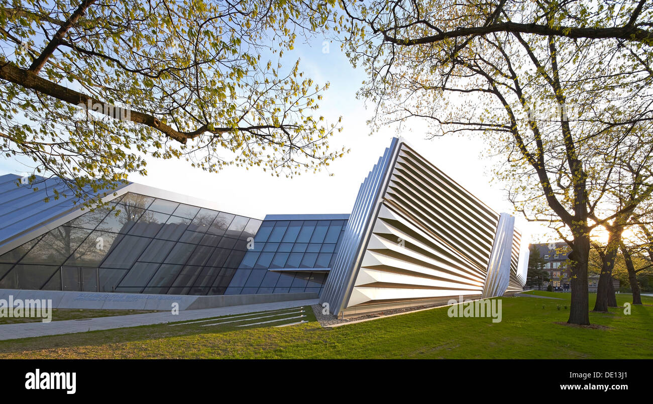 Eli & Edythe Broad Art Museum, Lansing, United States. Architect: Zaha Hadid Architects, 2013. Stock Photo