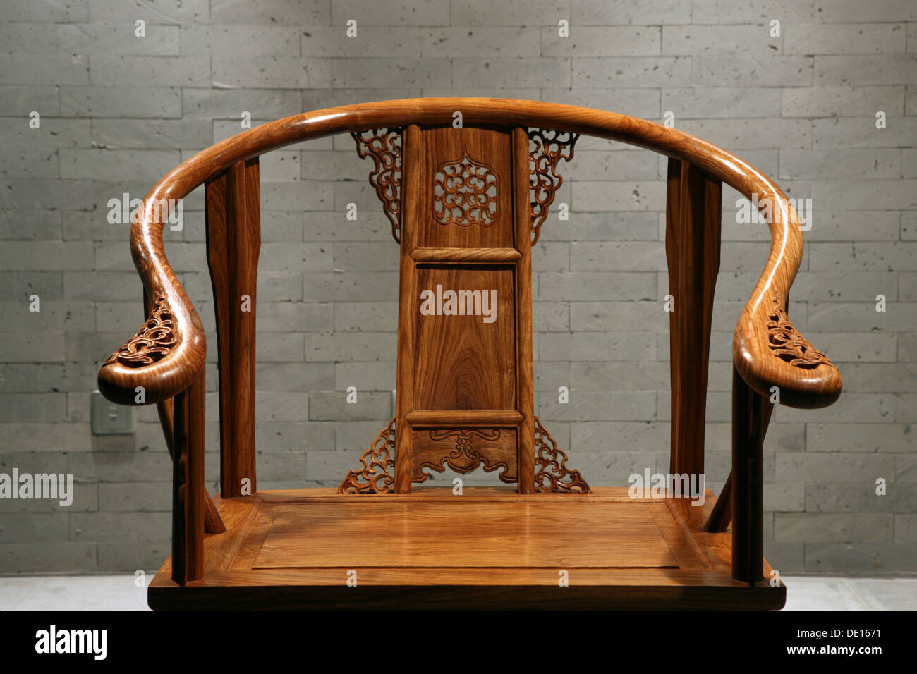 Chair in Chinese traditional style Stock Photo Alamy