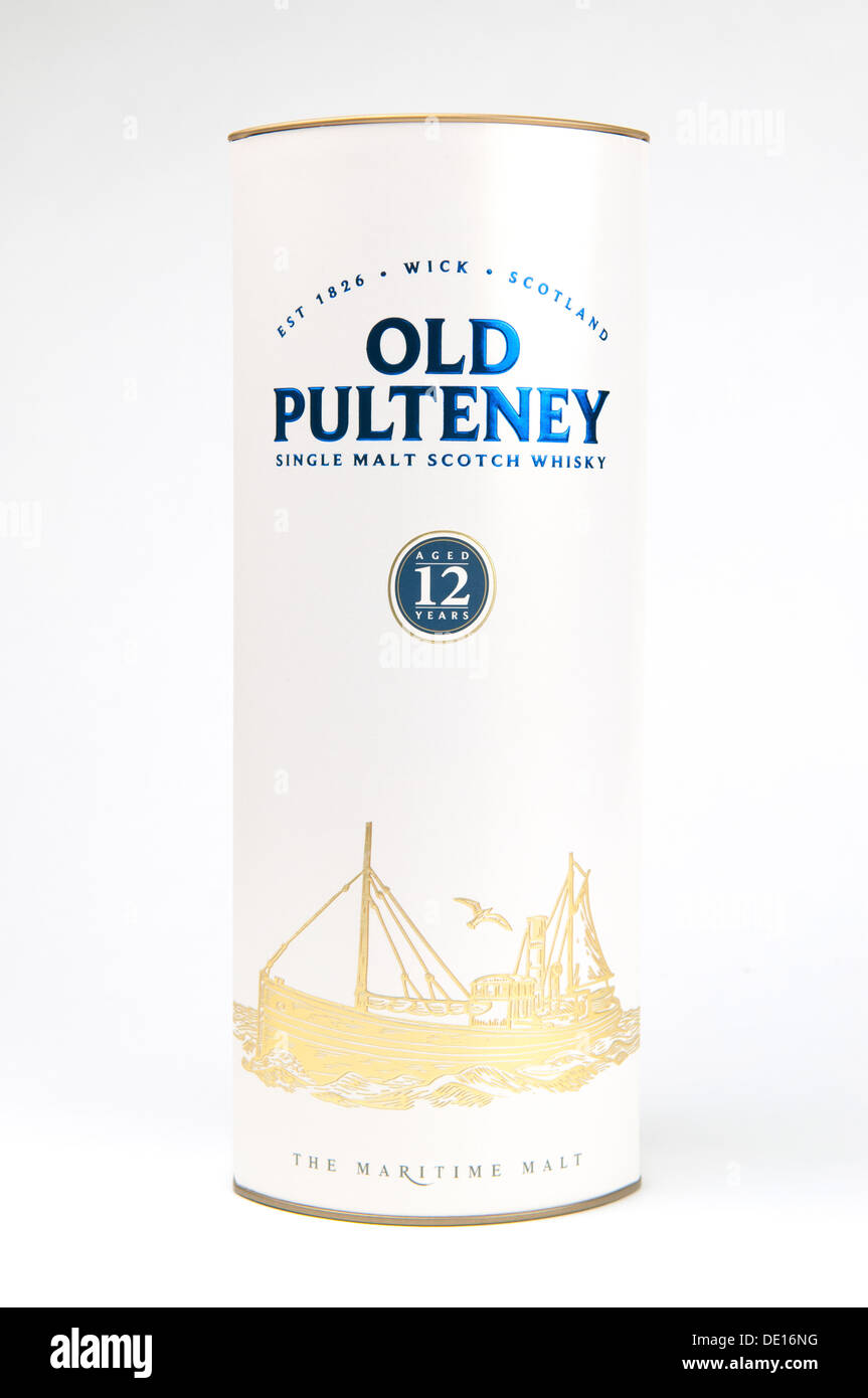 Old Pulteney single-malt whisky Stock Photo