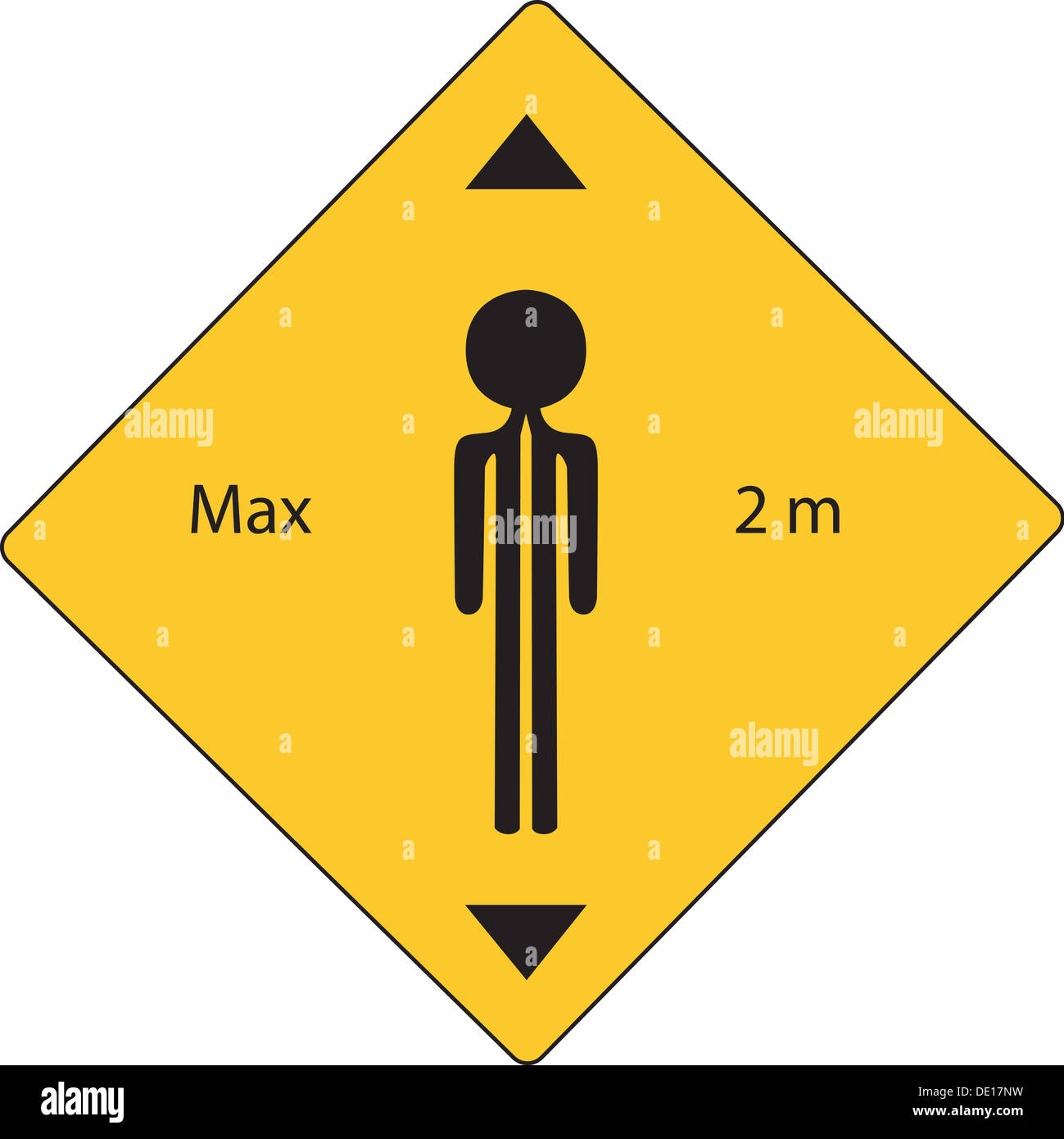 Max height sign hires stock photography and images Alamy