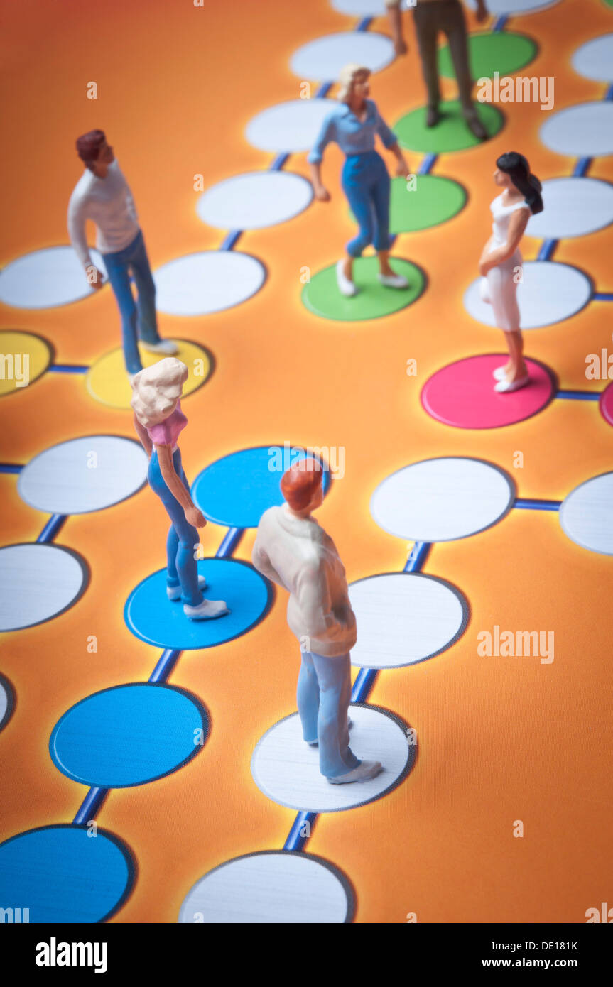 social networking concept Stock Photo