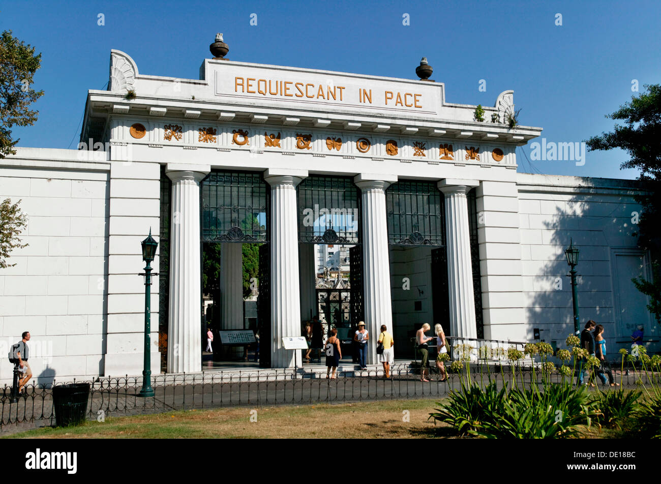 La Recoleta cemetery, Buenos Aires, Argentina, South America Stock Photo