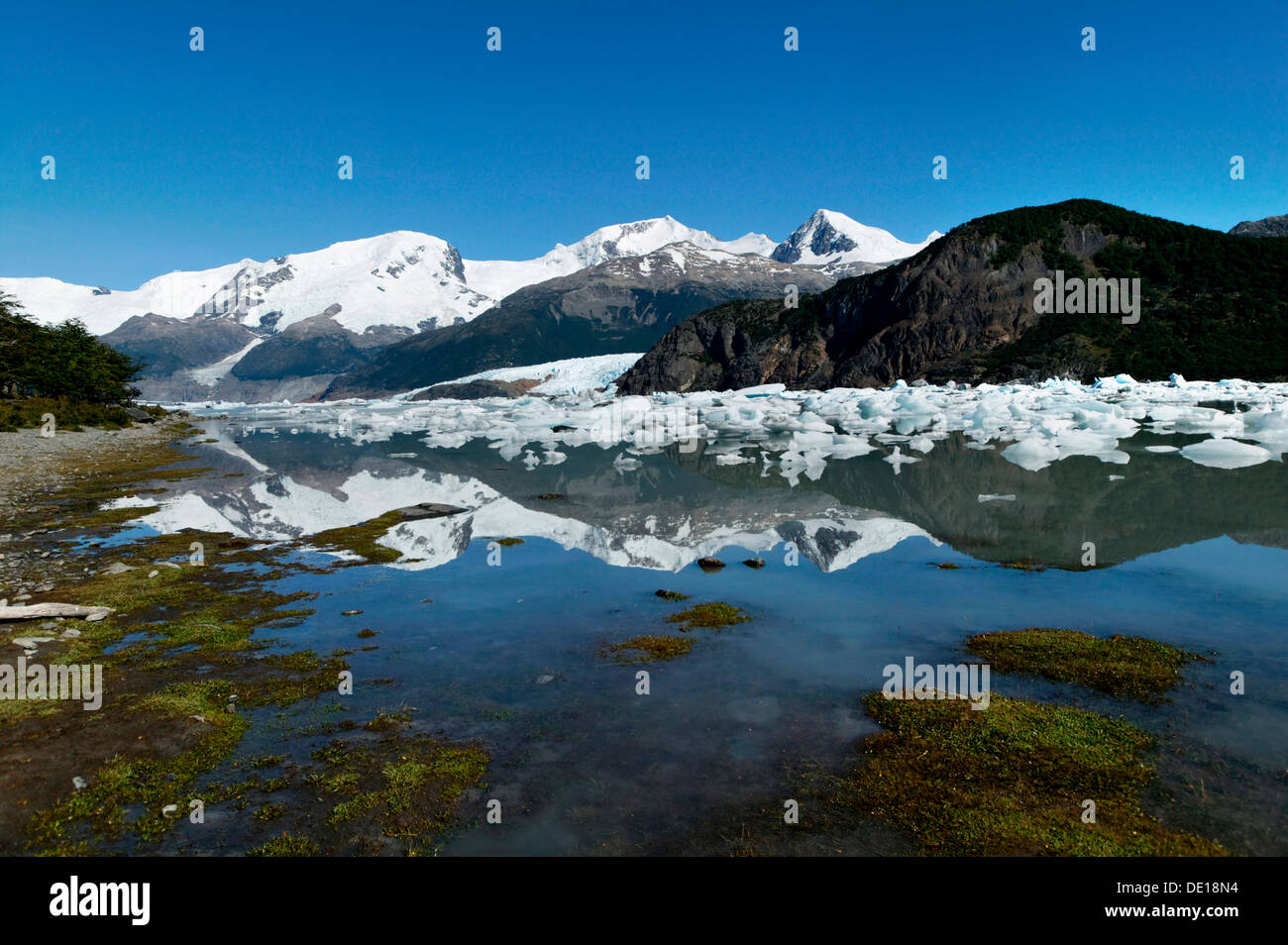 Lago Onelli, Cordillera, Los Glaciares National Park, UNESCO World Heritage Site, Santa Cruz province, Patagonia, Argentina Stock Photo