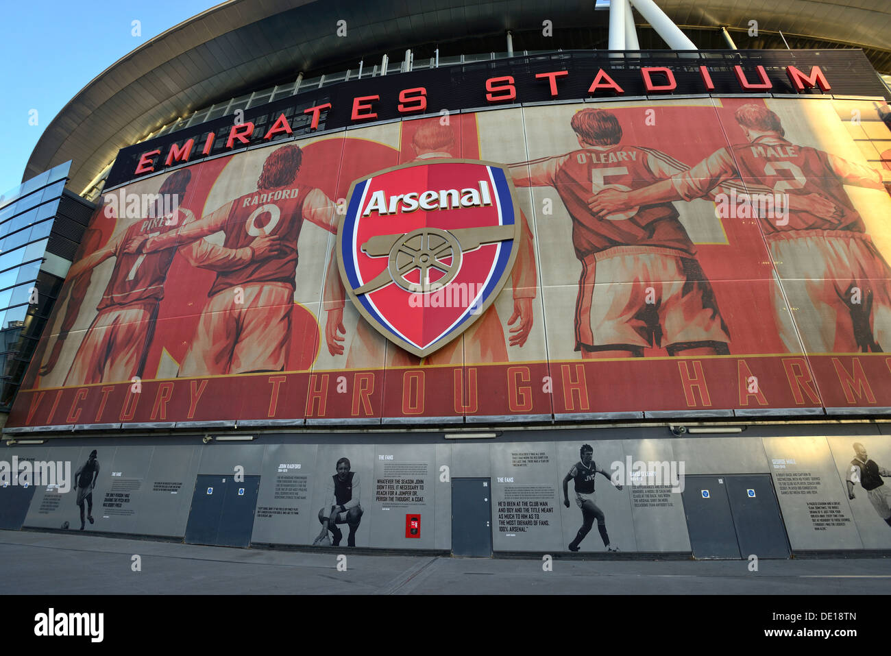 Emirates stadium at Arsenal Stock Photo