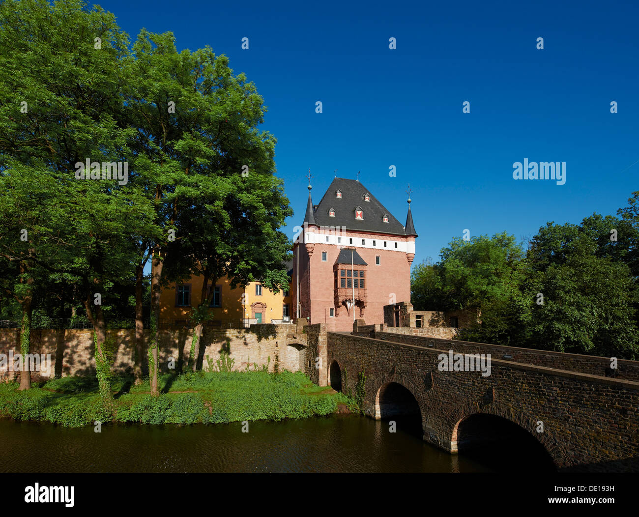 Burgau castle, Dueren, North Rhine-Westphalia, Germany Stock Photo