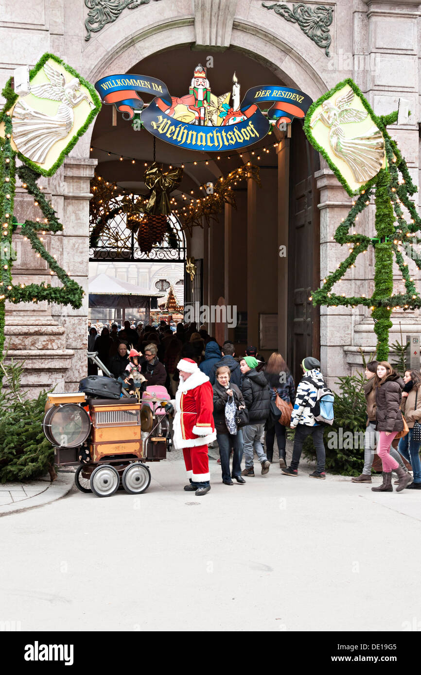 Christmas market decorations, Munich Germany Europe Stock Photo Alamy