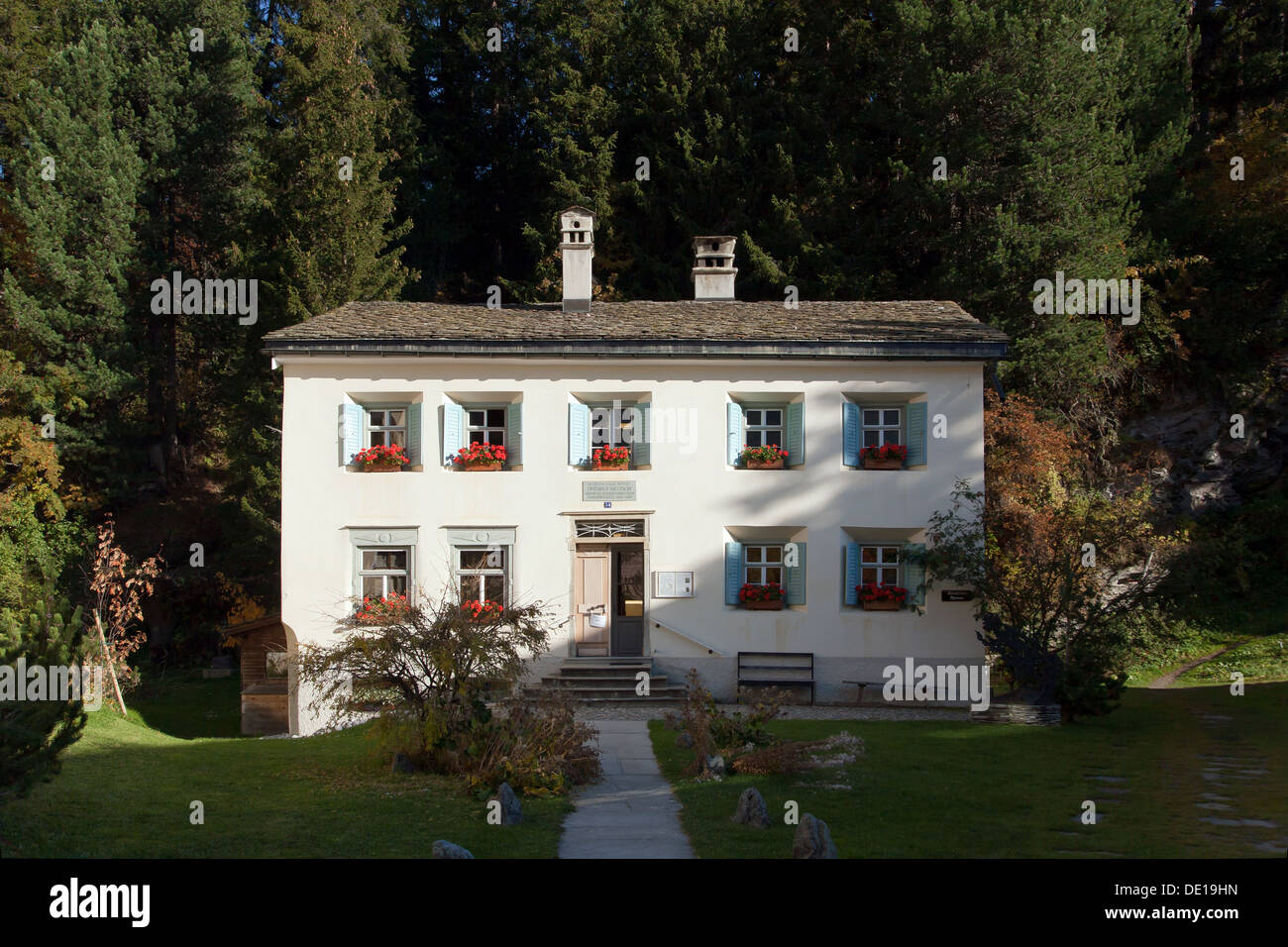 Sils Maria Switzerland The Nietzsche House Stock Photo 60265793