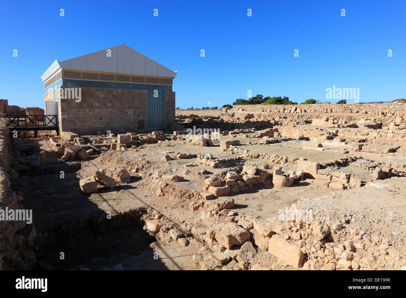 Cyprus, Pafos town, Gazibaf, site of the ancient ruins, archaeological park, UNESCO, World Heritage Site, world, heritage, cultu Stock Photo