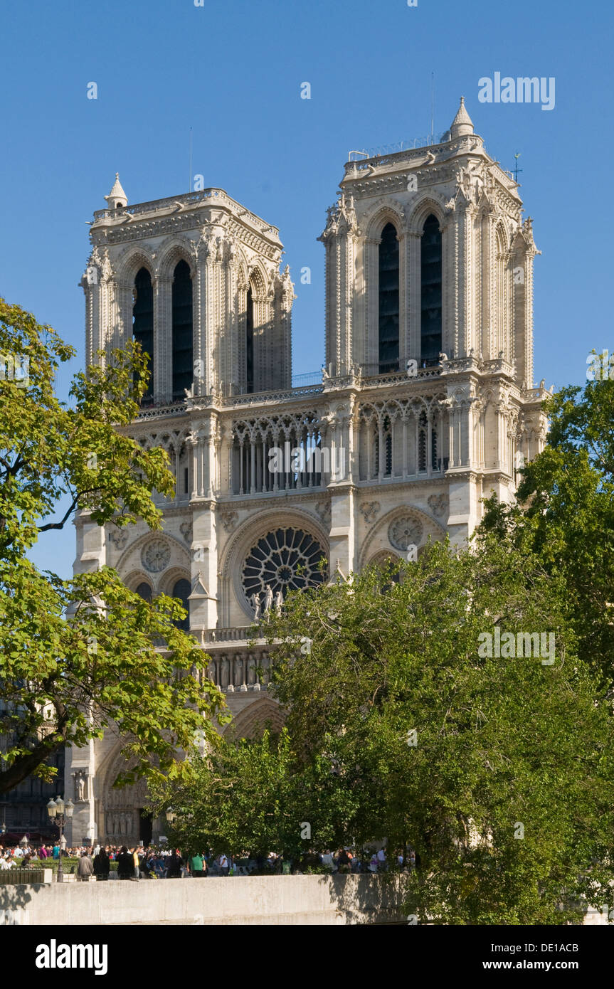 Cathedral of Notre-Dame, Paris, France Stock Photo