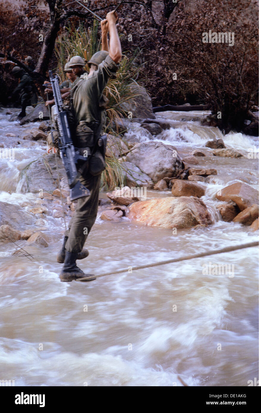 Vietnam war soldiers patrol hi-res stock photography and images - Alamy