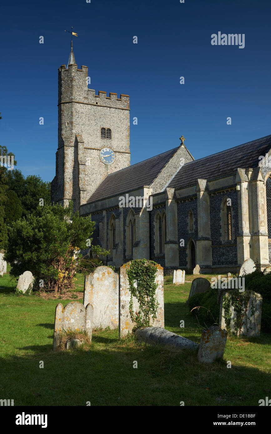 Holy Cross Church, Goodnestone, Kent, UK Stock Photo