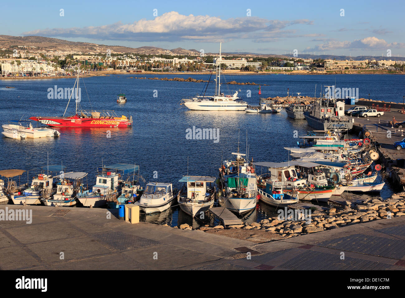 Cyprus fishing boats boat hi-res stock photography and images - Alamy