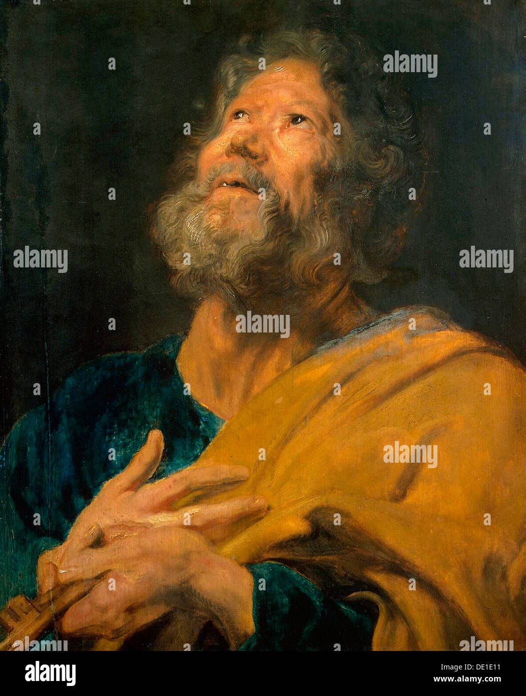 'Peter the Apostle', 1617-1618.  Artist: Anthony van Dyck Stock Photo