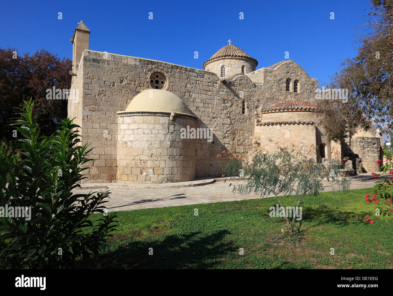 Cyprus, Kiti place, Byzantine church of Panagia Angelokistos Stock Photo
